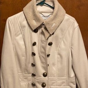 Black rivet suede jacket